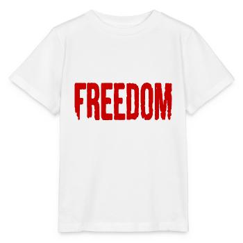Freiheit freedom - Stanley/Stella Kinder T-Shirt MINI CREATOR  - Weiß - Vorne - Maike (125cm)