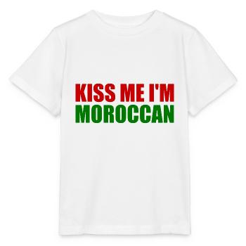 Kiss me im moroccan - marokko - Stanley/Stella Kinder T-Shirt MINI CREATOR  - Weiß - Vorne - Maike (125cm)