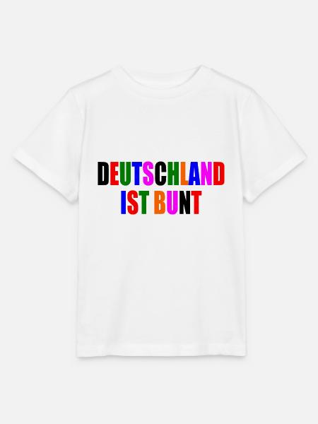 Deutschland ist bunt - Stanley/Stella Kinder T-Shirt MINI CREATOR  - Weiß