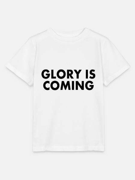 Glory is coming - Stanley/Stella Kinder T-Shirt MINI CREATOR  - Weiß