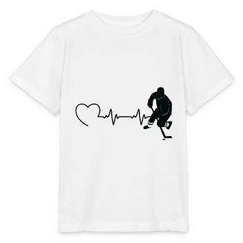 Ice Hockey Ice Hockey Retro Skates Puck Ice - Stanley/Stella MINI CREATOR Kids’ T-Shirt - white - Front - Maike (125cm)