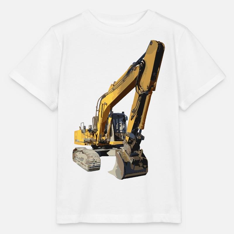 Bagger - Stanley/Stella Kinder T-Shirt MINI CREATOR  - Weiß