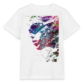 Swimmer sport #swimmer #sport - Stanley/Stella MINI CREATOR Kids’ T-Shirt - white - Front - Maike (125cm)