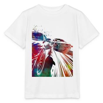 Cars racing #racing #sport - Stanley/Stella MINI CREATOR Kids’ T-Shirt - white - Front - Maike (125cm)