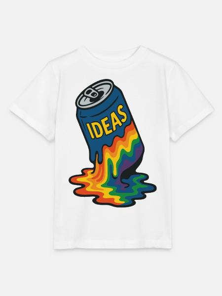 Schmelzende Regenbogen-Ideen können - Stanley/Stella Kinder T-Shirt MINI CREATOR - Weiß
