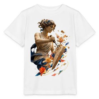 Surreal Creative Glow - Stanley/Stella MINI CREATOR Kids’ T-Shirt - white - Front - Maike (125cm)