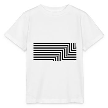 bend on the lines - Stanley/Stella MINI CREATOR Kids’ T-Shirt - white - Front - Maike (125cm)