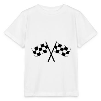 Symbole de drapeaux - T-shirt bio MINI CREATOR Stanley/Stella Enfant - blanc - Devant - Maike (125cm)