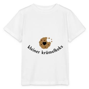 Keks mit Herz - Stanley/Stella Kinder T-Shirt MINI CREATOR  - Weiß - Vorne - Maike (125cm)