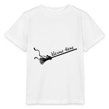 Kleine Hexe Besen - Stanley/Stella Kinder T-Shirt MINI CREATOR  - Weiß - Vorne - Maike (125cm)