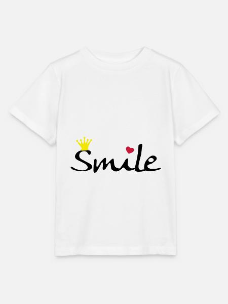 Smile - Stanley/Stella Kinder T-Shirt MINI CREATOR - Weiß