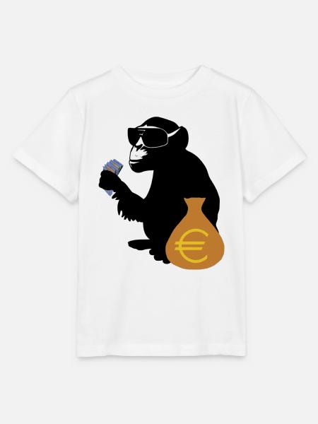 euro monkey - Stanley/Stella Kinder T-Shirt MINI CREATOR  - Weiß