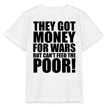 Can't Feed The Poor - Stanley/Stella MINI CREATOR Kids’ T-Shirt - white - Front - Maike (125cm)