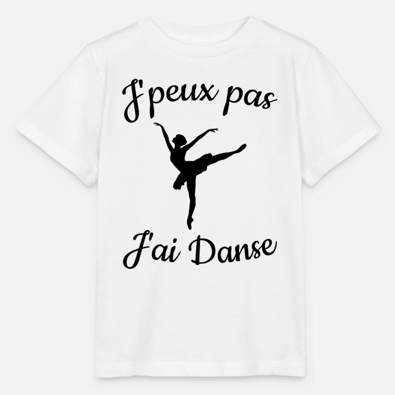 J'peux pas, j'ai danse - T-shirt bio MINI CREATOR Stanley/Stella Enfant - blanc
