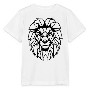 Löwenkopf - Stanley/Stella Kinder T-Shirt MINI CREATOR  - Weiß - Vorne - Maike (125cm)