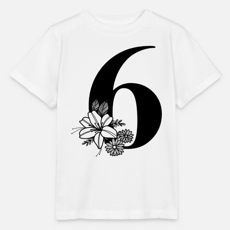 Numéro 6 - T-shirt bio MINI CREATOR Stanley/Stella Enfant - blanc