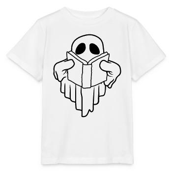 Comic Spirit Book Read Book - Stanley/Stella MINI CREATOR Kids’ T-Shirt - white - Front - Maike (125cm)
