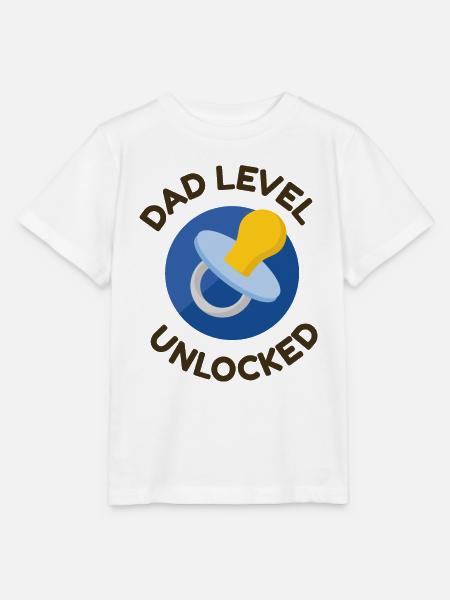 Papa Level - Stanley/Stella Kinder T-Shirt MINI CREATOR - Weiß