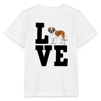 Saint Bernard - Stanley/Stella MINI CREATOR Kids’ T-Shirt - white - Front - Maike (125cm)