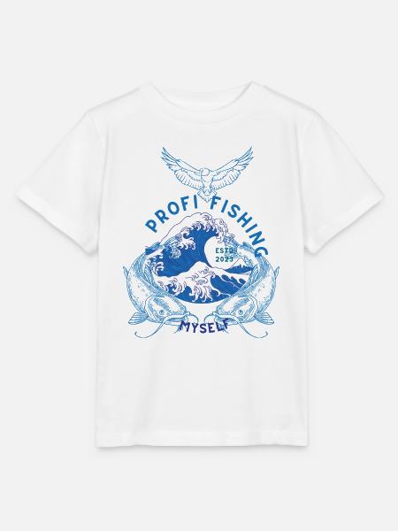 profi Fishing - Stanley/Stella Kinder T-Shirt MINI CREATOR - Weiß