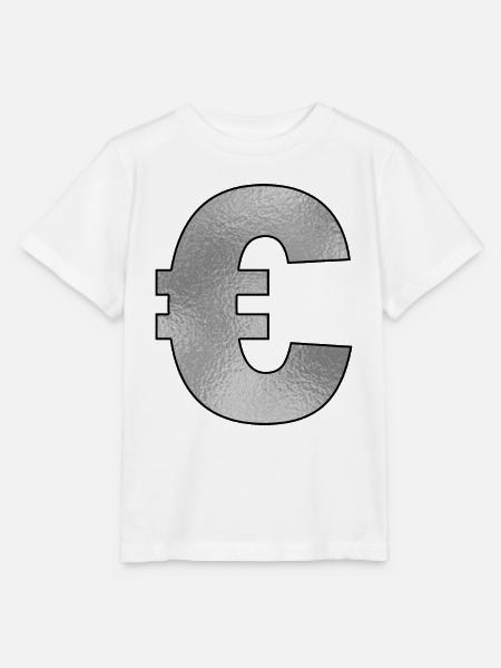 Eurozeichen Silber - Stanley/Stella Kinder T-Shirt MINI CREATOR  - Weiß