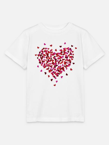 Valentinstag Kleine Herzen Sprühdose - Stanley/Stella Kinder T-Shirt MINI CREATOR - Weiß