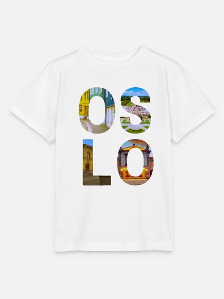 Oslo, Norwegen - Stanley/Stella Kinder T-Shirt MINI CREATOR - Weiß