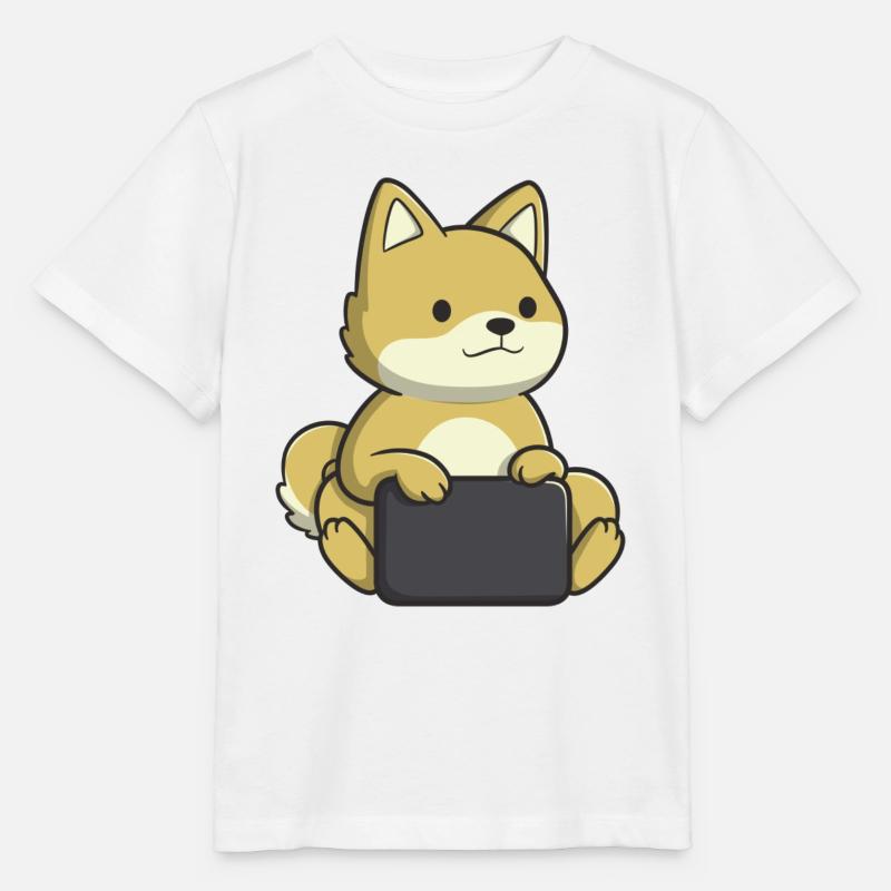 Magic Degen - Ordinateur portable - T-shirt bio MINI CREATOR Stanley/Stella Enfant - blanc