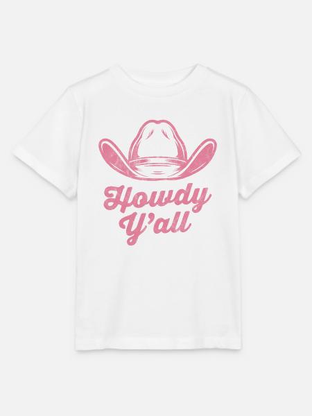 Howdy Y'all - Stanley/Stella Kinder T-Shirt MINI CREATOR - Weiß