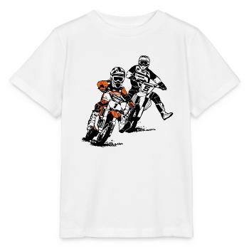 Kids motocross - KIDS MX - Stanley/Stella MINI CREATOR Kids’ T-Shirt - white - Front - Maike (125cm)