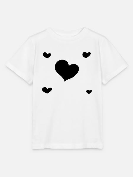 Herzen Herz - Stanley/Stella Kinder T-Shirt MINI CREATOR - Weiß