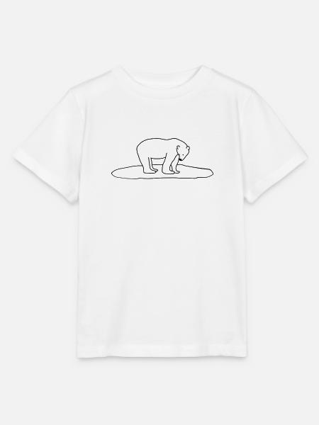 Klimaschutz Eisbär - Stanley/Stella Kinder T-Shirt MINI CREATOR  - Weiß