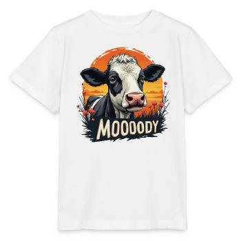 Cows Moo Cow Moo Cattle Dairy Cow Dairy Farmer - Stanley/Stella MINI CREATOR Kids’ T-Shirt - white - Front - Maike (125cm)