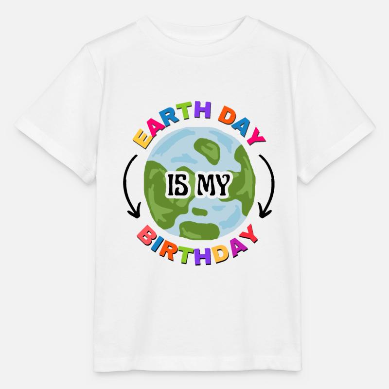 Tag der Erde Geburtstag 22. April - Stanley/Stella Kinder T-Shirt MINI CREATOR  - Weiß
