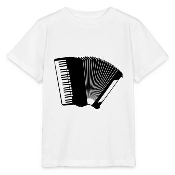 ich liebe Akkordeon Musikinstrument Geschenk Musik - Stanley/Stella Kinder T-Shirt MINI CREATOR  - Weiß - Vorne - Maike (125cm)