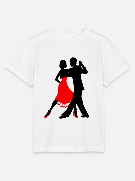 ich liebe tanzen Tänzer Tänzerin Tanzpaar Geschenk - Stanley/Stella Kinder T-Shirt MINI CREATOR - Weiß
