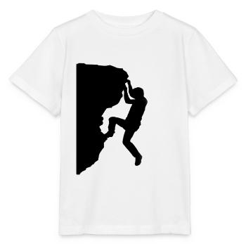 climbing mountaineering mountain sports rock climbing mountains - Stanley/Stella MINI CREATOR Kids’ T-Shirt - white - Front - Maike (125cm)