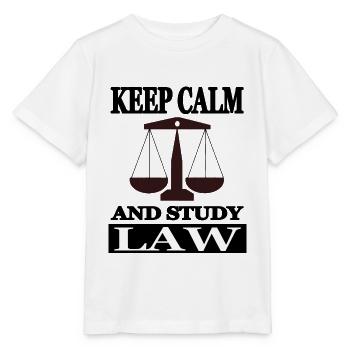 Jura studieren ich liebe Jura Student Anwalt - Stanley/Stella Kinder T-Shirt MINI CREATOR  - Weiß - Vorne - Maike (125cm)