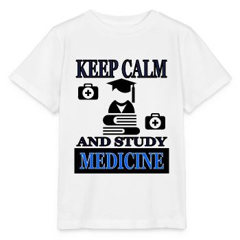 Étudier la médecine étudiant en médecine - T-shirt bio MINI CREATOR Stanley/Stella Enfant - blanc - Devant - Maike (125cm)