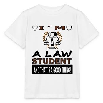 Ich bin Jura Student Jura studieren Geschenkidee - Stanley/Stella Kinder T-Shirt MINI CREATOR  - Weiß - Vorne - Maike (125cm)