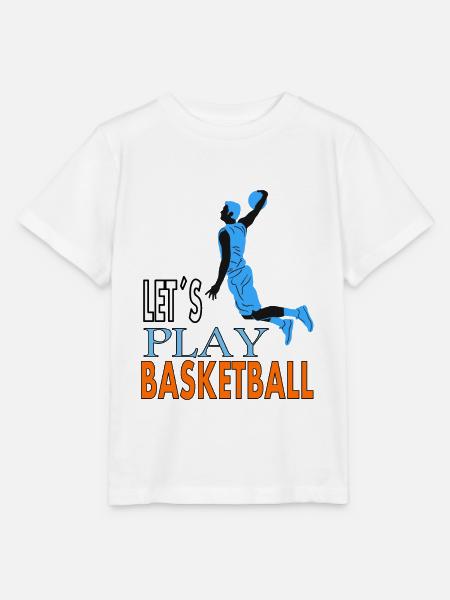 Basketballspielen Basketballspieler Geschenkidee - Stanley/Stella Kinder T-Shirt MINI CREATOR  - Weiß