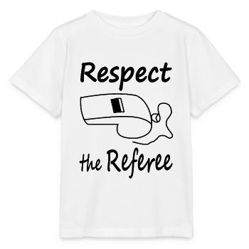 Je suis arbitre Respect des arbitres - T-shirt bio MINI CREATOR Stanley/Stella Enfant - blanc - Devant - Maike (125cm)