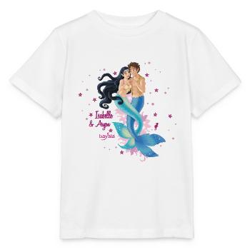 Schleich bayala Isabelle & Aryon - Stanley/Stella Kinder-T-shirt MINI CREATOR  - wit - Voor - Maike (125cm)