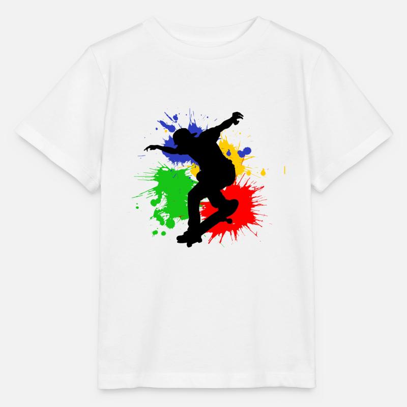 Skateboarding - Stanley/Stella Kinder T-Shirt MINI CREATOR  - Weiß