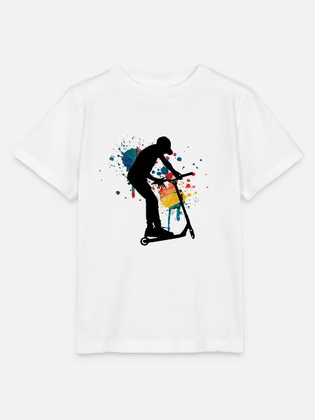 Freestyle-Roller - Stanley/Stella Kinder T-Shirt MINI CREATOR - Weiß
