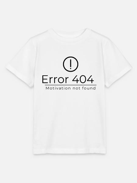 Error 404 - Stanley/Stella Kinder T-Shirt MINI CREATOR - Weiß