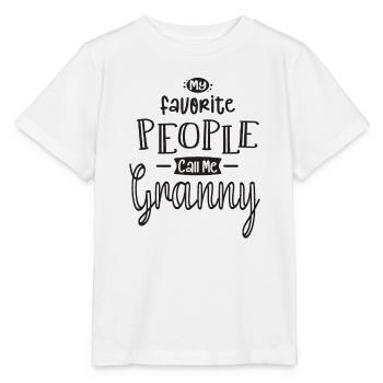 My Favorite People Call Me Granny - Grandma - Stanley/Stella MINI CREATOR Kids’ T-Shirt - white - Front - Maike (125cm)