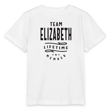 Team Elizabeth Lifetime Member - Stanley/Stella MINI CREATOR Kids’ T-Shirt - white - Front - Maike (125cm)