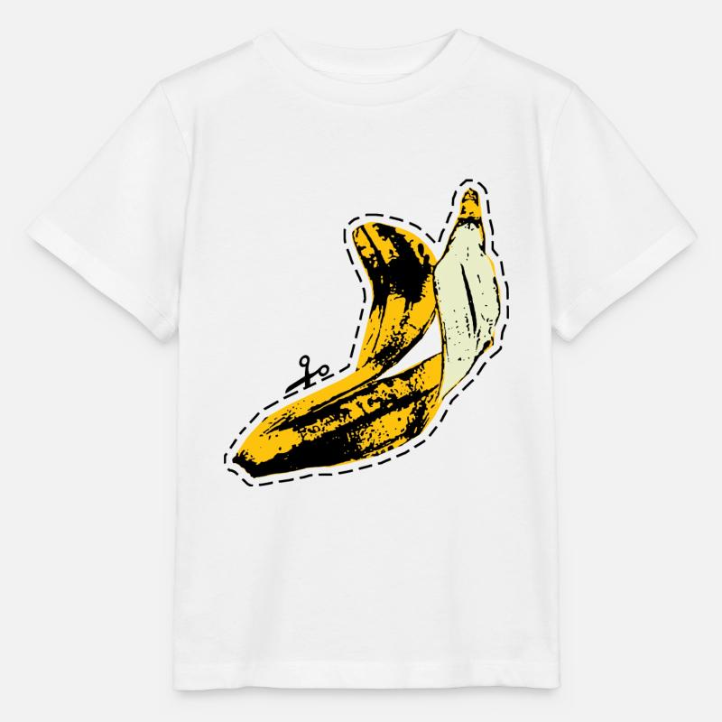 Do-it-yourself Banana - Stanley/Stella Kinder T-Shirt MINI CREATOR - Weiß