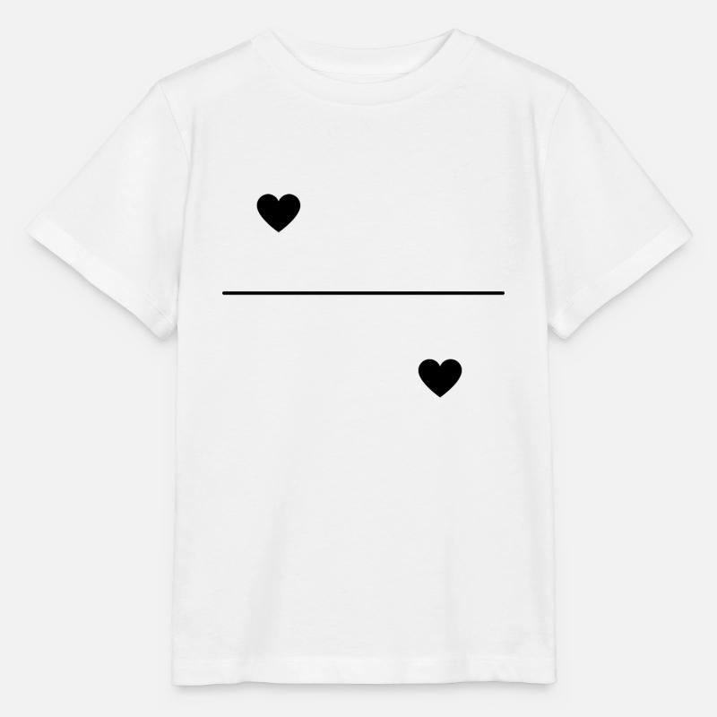 Herz Linie - Stanley/Stella Kinder T-Shirt MINI CREATOR  - Weiß